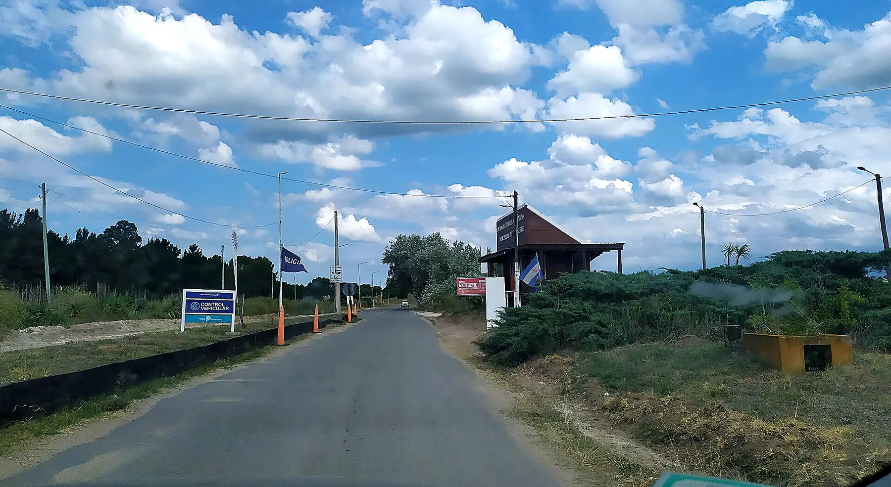 Camino de acceso a Mar de las Pampas